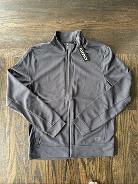 OGIO HINGE OG820 Men's Full-Zip Black Performance Jacket NWT Sz M